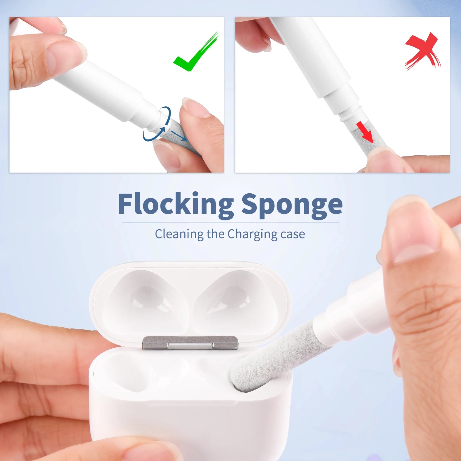 🧼🎧 AirPods Cleaner Pro Kit – ערכת ניקוי מקצועית לאיירפודס

שמור על האיירפודס שלך כמו חדשים – נקיים, היגייניים ובביצועים מקסימליים ✨