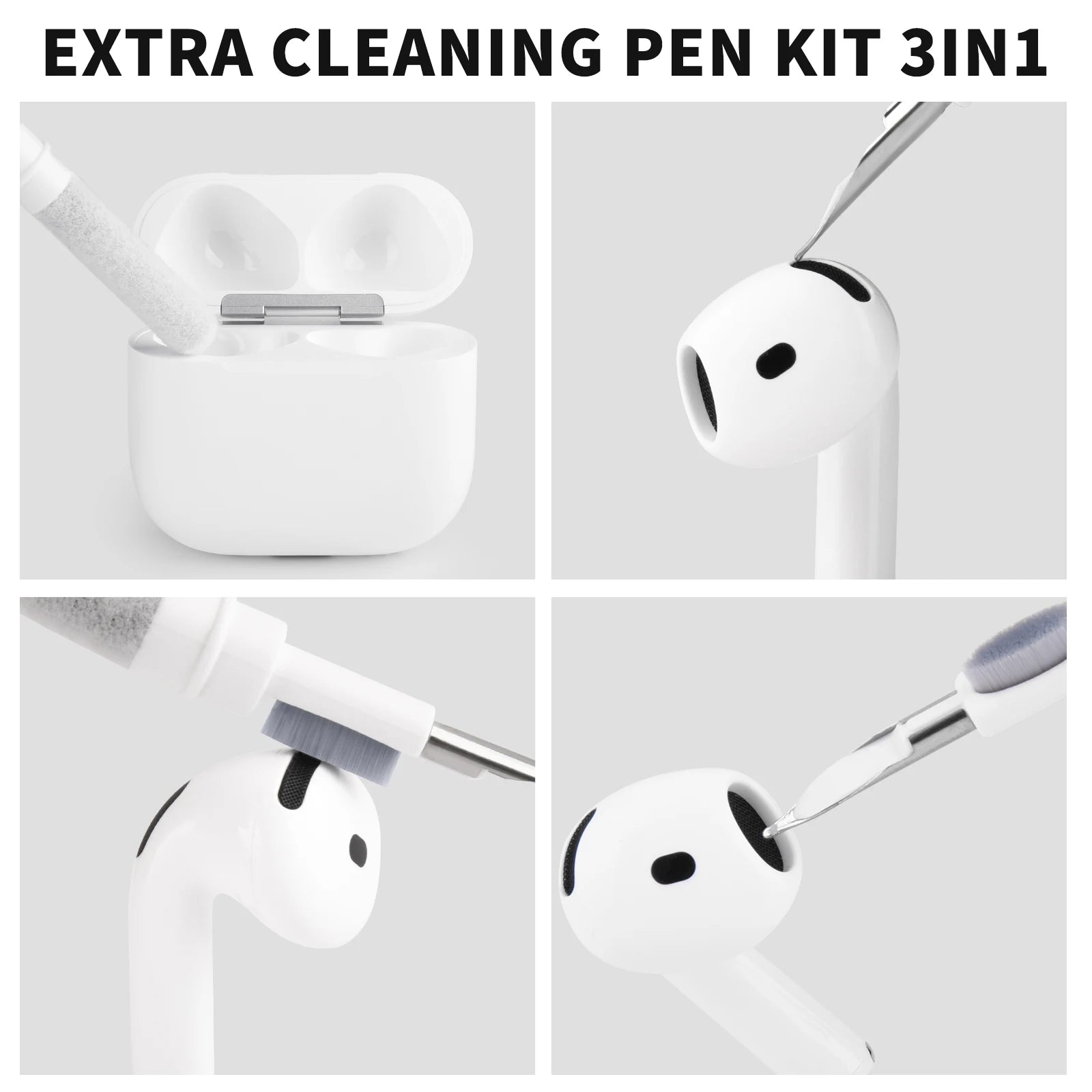🧼🎧 AirPods Cleaner Pro Kit – ערכת ניקוי מקצועית לאיירפודס

שמור על האיירפודס שלך כמו חדשים – נקיים, היגייניים ובביצועים מקסימליים ✨